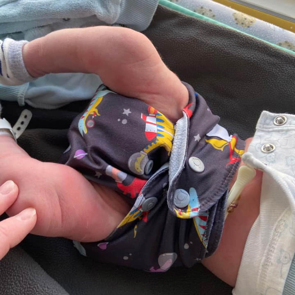 How to Cloth Diaper a Newborn with Umbilical Cord Still Attached Lil