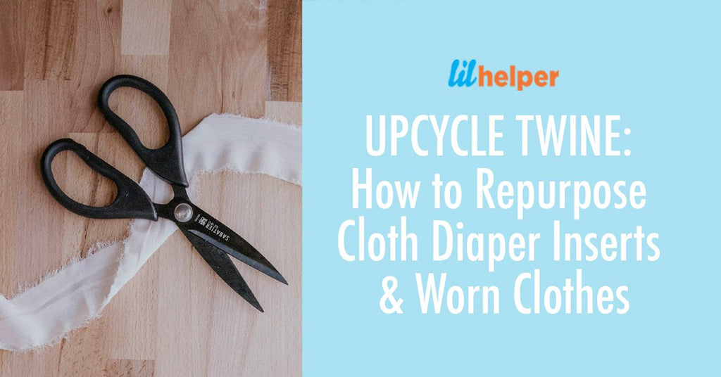 Upcycle Definity Inserts Old Inserts, Clothes, and Fabric Scraps & Upcycled into DIY Twine