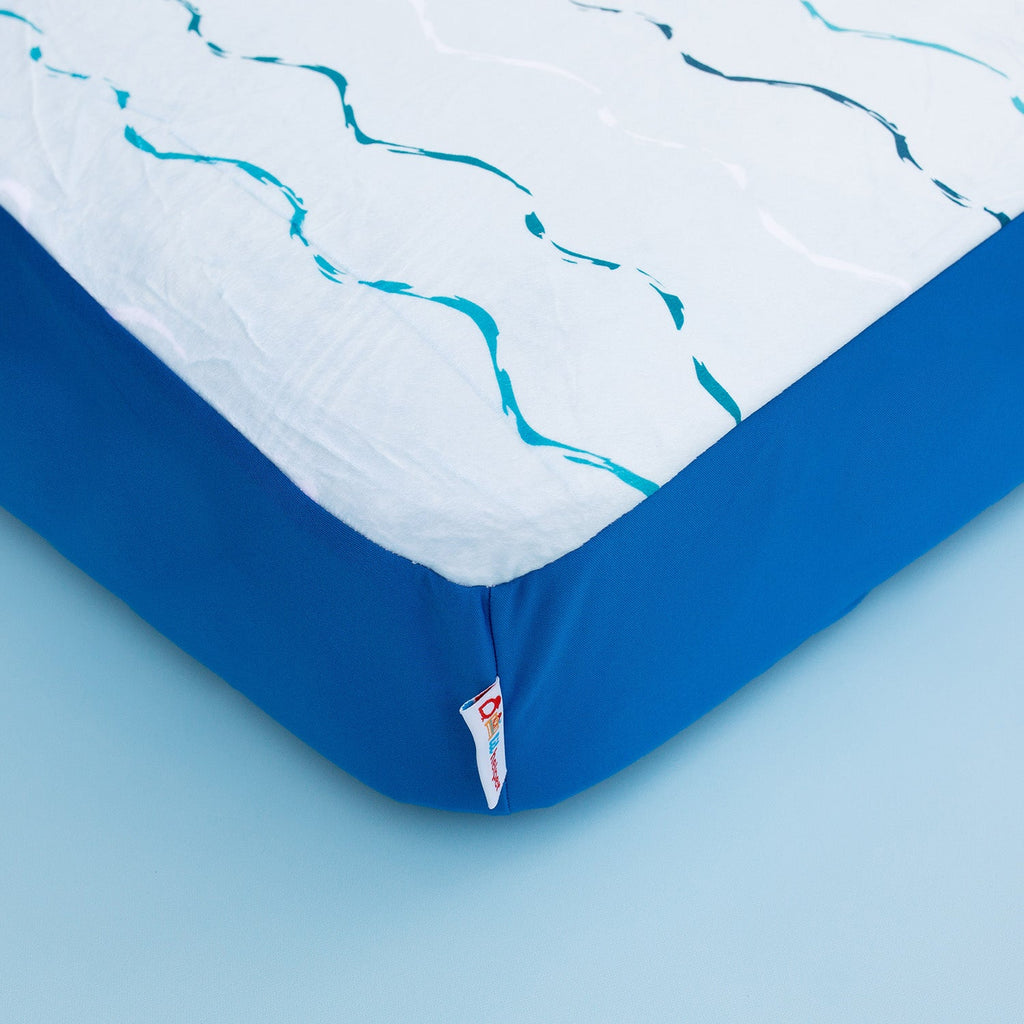 Sleep Saver Crib Sheet Waves 