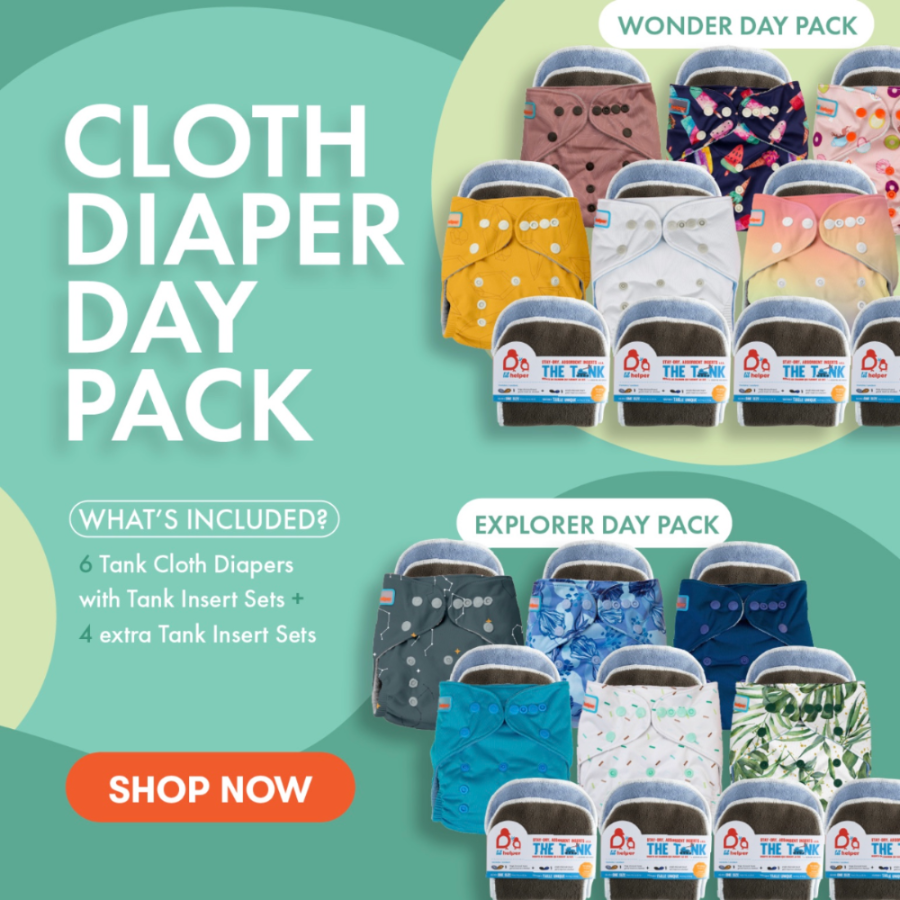 Image for the Cloth Diaper Day Pack - bundle Wonder