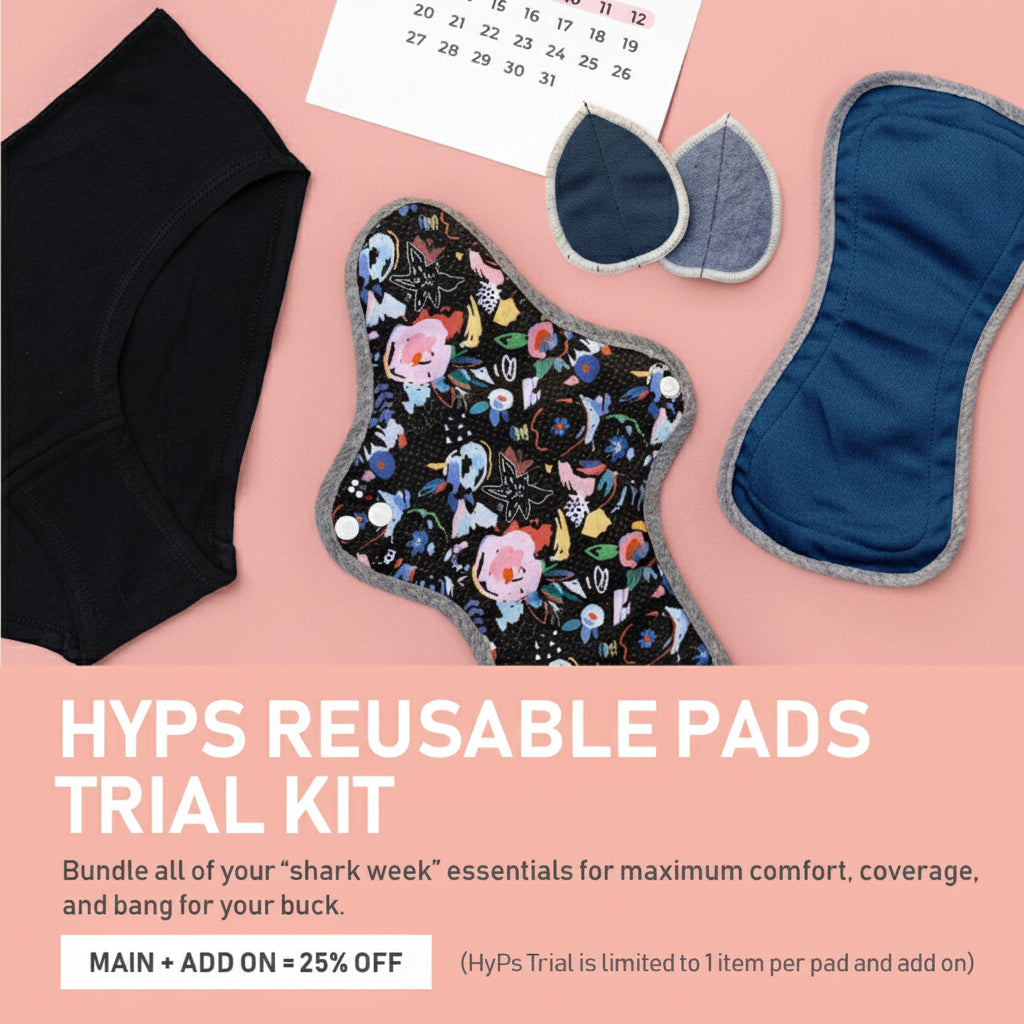 Best Reusable Menstrual Pads Trial Bundle | Shop Lil Helper