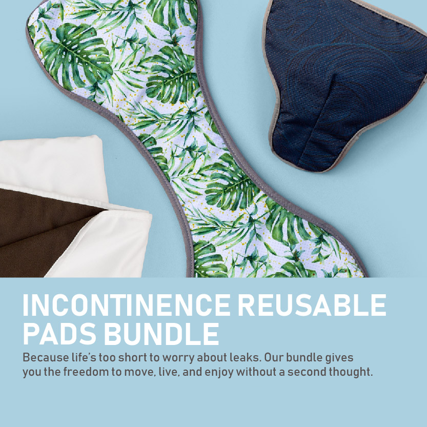 Reusable Incontinence Pads Bundle | Comfortable, Absorbent Protection