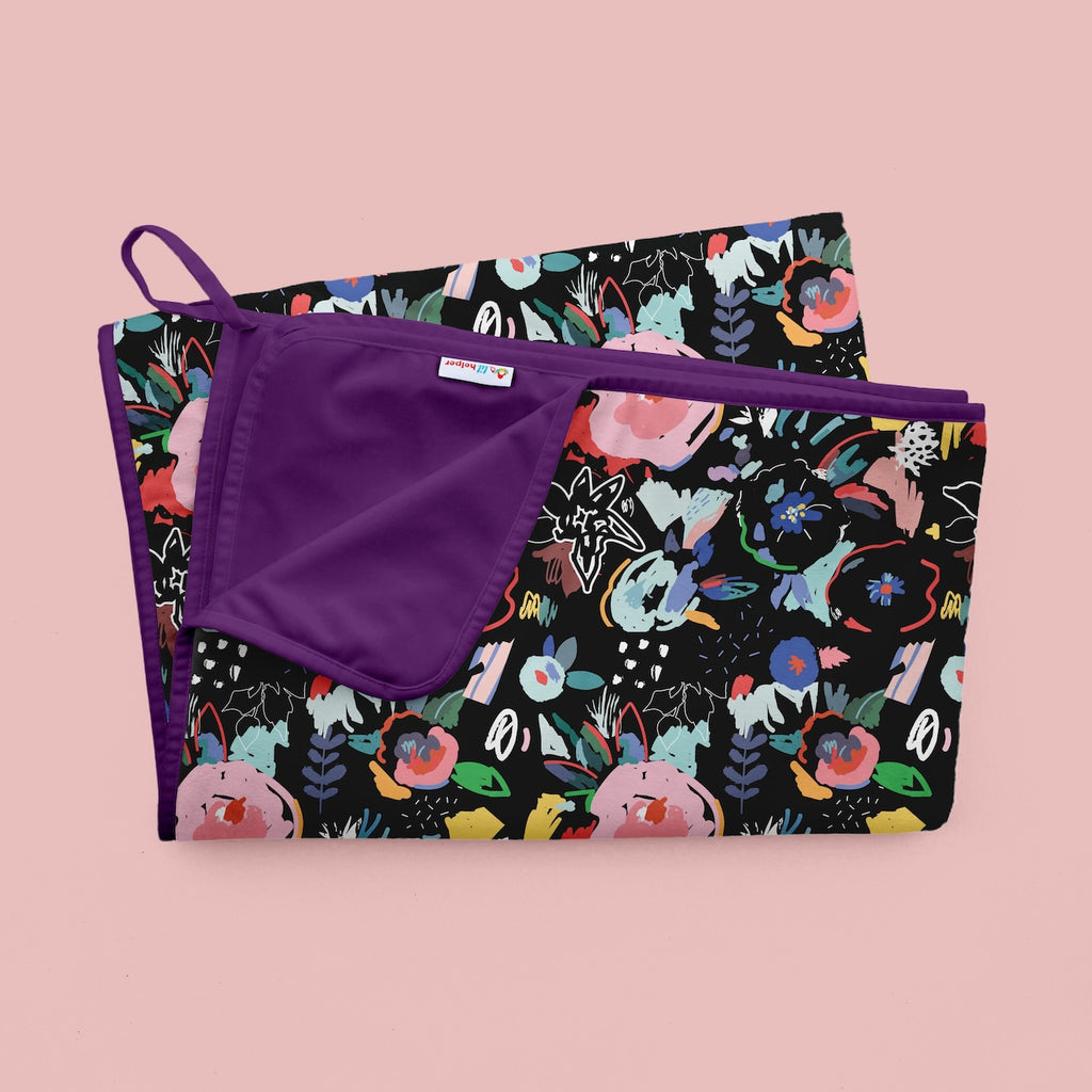 Image for Lifesaver Lush XL Mat - design Florals Black