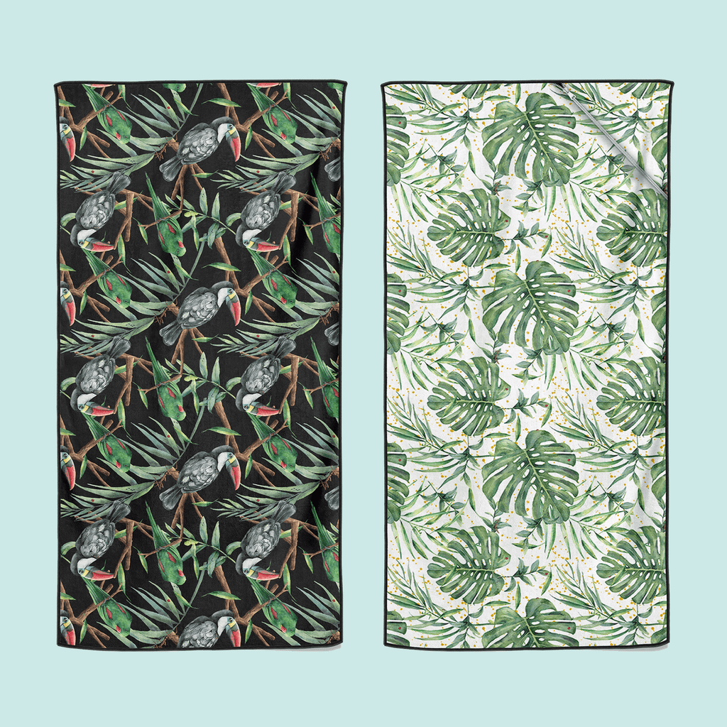 Moasis_Towel_XL_-_Watercolour_Greenery_Print_004
