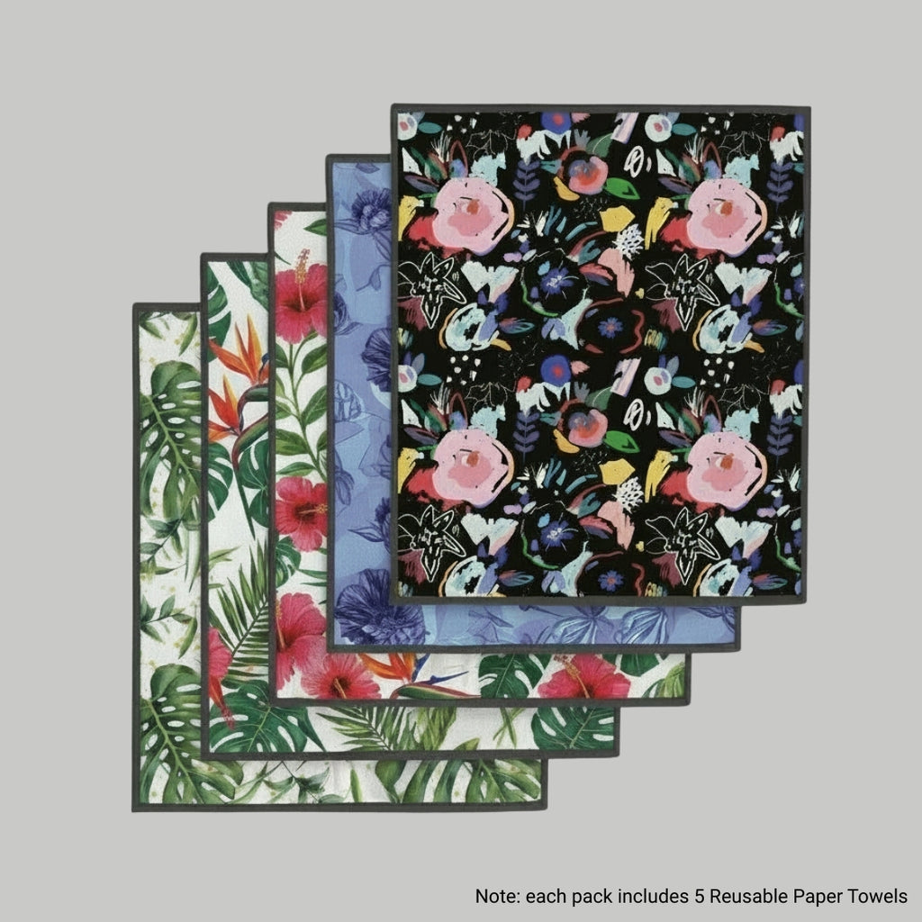 ReusablePaperTowelFlowersPack001