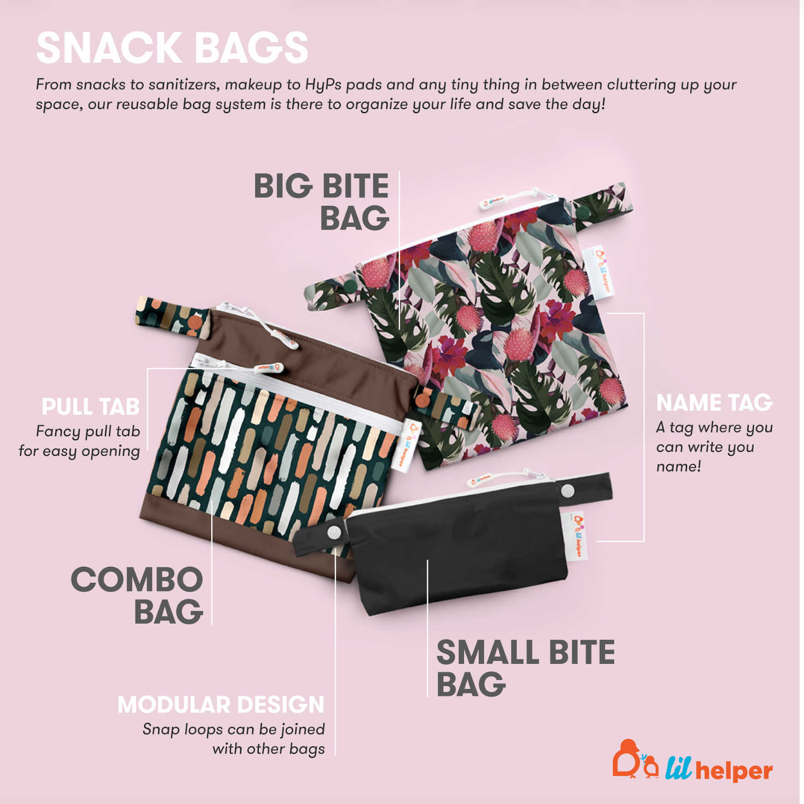 Snack Bags System Combo Bag