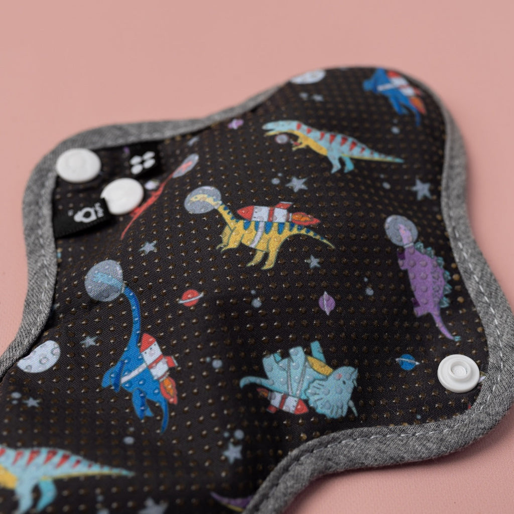 Image for HyPs Teen Reusable Pads - size Heavy, design Space Dinos