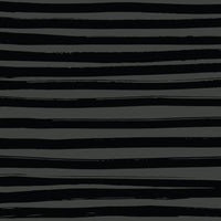 Abstract pattern of uneven, horizontal black stripes on a dark background.