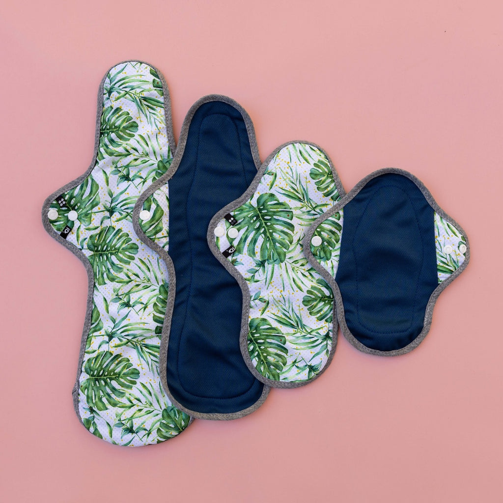 Image for HyPs Active Reusable Pad - size Liner, design Watercolour Greenery