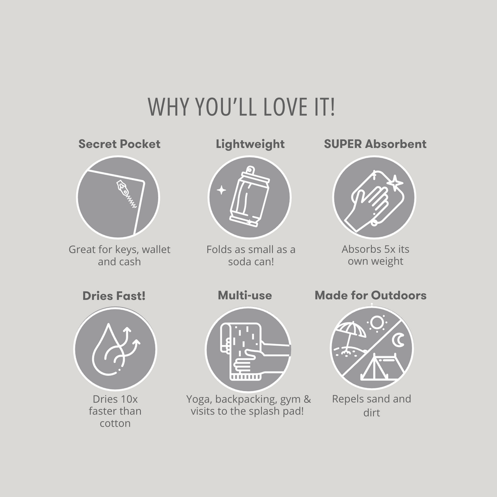 Moasis Towel XL - Geometric Flowers (Print) 004 Video